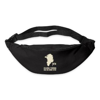 Greenland Anti Colonial Protest Arctic Sovereignty - Bum bag - black - Front