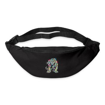 Neon Tiger Artistic Force - Bum bag - black - Front