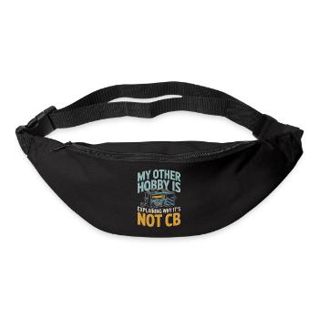 Not CB, but amateur radio | Funk Humor - Bum bag - black - Front