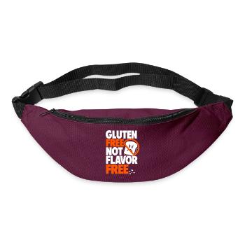 Gluten Free Not Flavor Free - Gürteltasche - Burgunderrot - Vorne