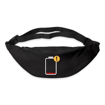 Batterie faible - Sac banane - noir - Devant