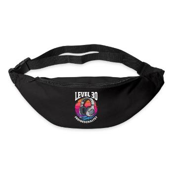 Level 30 Freigeschaltet Gamer - Gürteltasche - Schwarz - Vorne