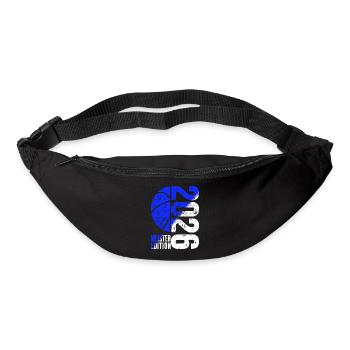 Basketball Meister Edition 2026 in Blau Weiss - Gürteltasche - Schwarz - Vorne