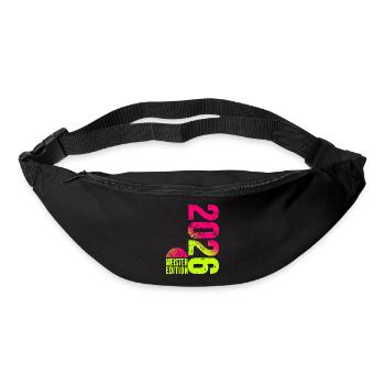 Basketball Meister Edition 2026 in lime pink - Gürteltasche - Schwarz - Vorne