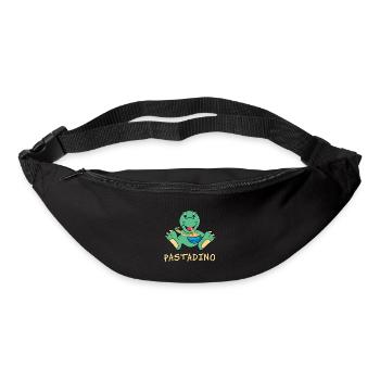 Pastadino Funny Dinosaur with Pasta - Bum bag - black - Front
