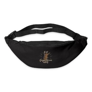 Deguhalter Nagetier Hamster Spruch Degu - Gürteltasche - Schwarz - Vorne