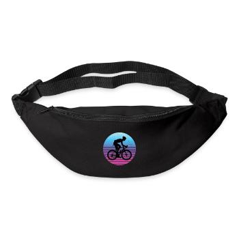 Cycliste sur route Vélo de route pour femmes Cyclisme sur route - Sac banane - noir - Devant