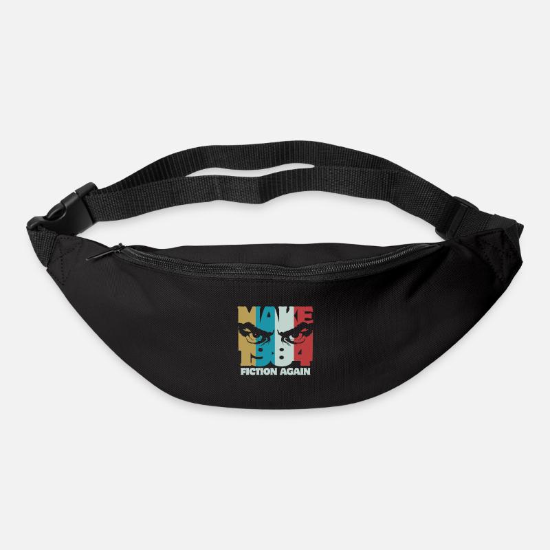 Redevenir une fiction de 1984 - Orwell - Sac banane - noir