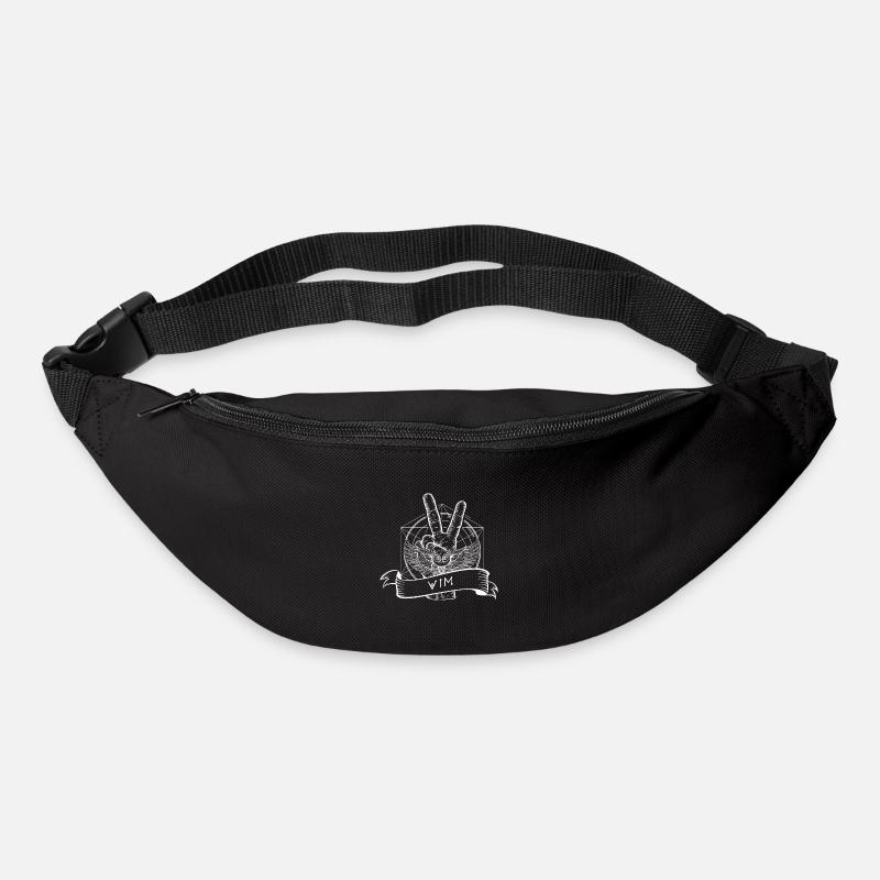 vim linux open source console editor - Bum bag - black