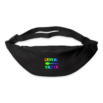 Cereal Killer | Muesli | Cereals | Breakfast | Ge - Bum bag - black - Front
