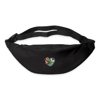 Azteken mit saftigem Stacheldraht - Gürteltasche - Schwarz - Vorne