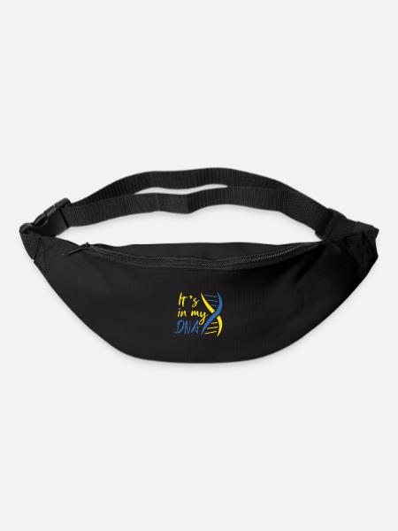 It's In My Dna Ukraine Vintage Ukrainian Flag - Bum bag - black