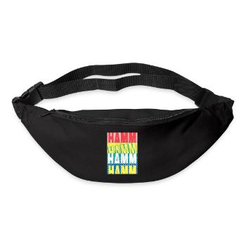 Hamm Germany City Font Skyline Home - Bum bag - black - Front
