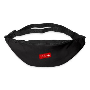 Fish hook pulse - Bum bag - black - Front