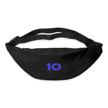 10. 10 JAHRE. 10-JÄHRIGES JUBILÄUM. 10-JÄHRIGES JUBILÄUM. - Gürteltasche - Schwarz - Vorne
