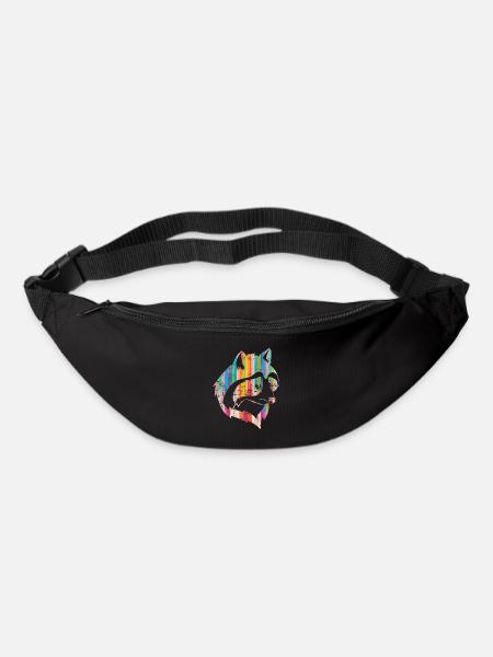 Ratons laveurs cadeau raton laveur - Sac banane - noir