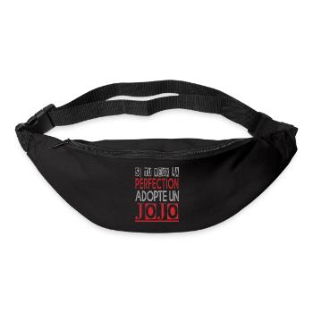 Si tu veux la perfection adopte jojo Drôle Georges - Sac banane - noir - Devant