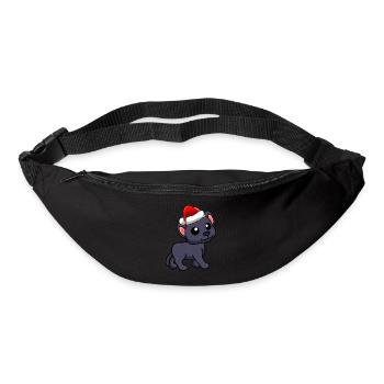 Panther Comic Christmas - Sac banane - noir - Devant