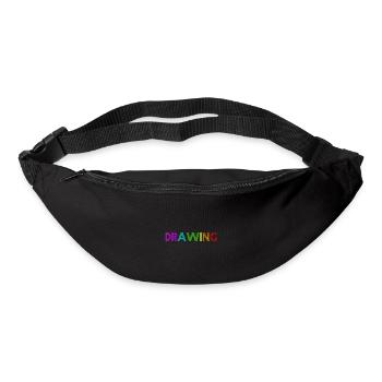Dessin - Sac banane - noir - Devant