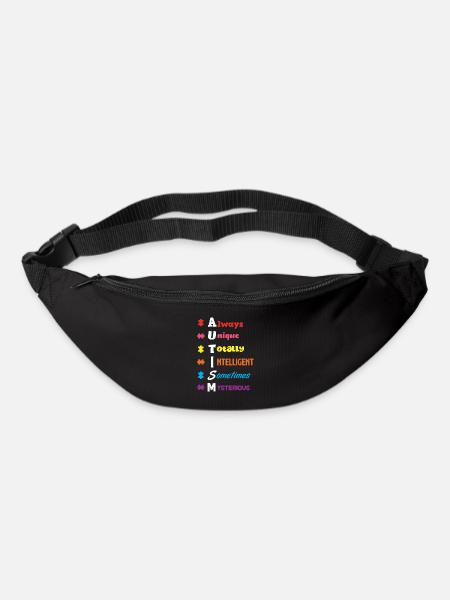Autism Autism Autist Asperger Syndrome Puzzle - Sac banane - noir