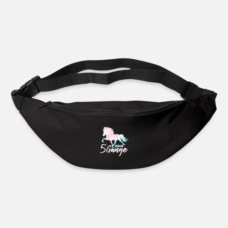 Islandpferd - Gürteltasche - Schwarz