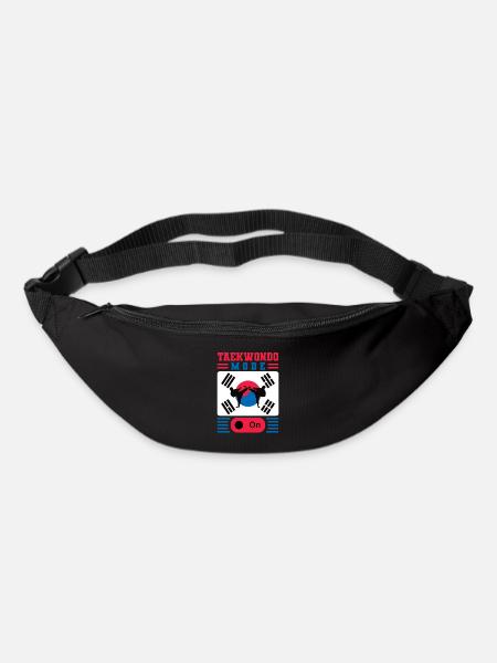 TKD Korean Martial Arts Tae Kwon - Gürteltasche - Schwarz