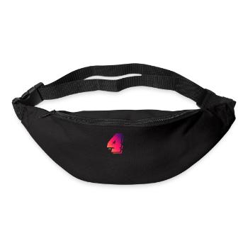4 Number symbol - Bum bag - black - Front