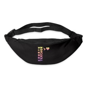 Karate Black Belt Gi Uniform - Gürteltasche - Schwarz - Vorne