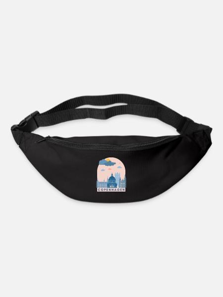 Denmark Copenhagen Design Logo Europe - Bum bag - black
