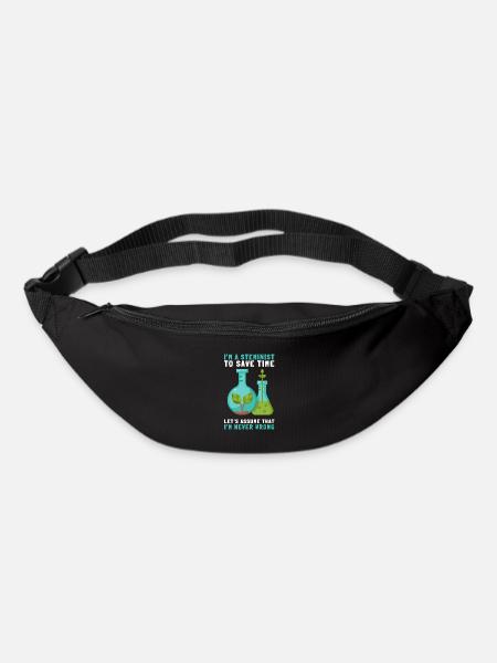 Female Stem Scientist Technology Student, - Gürteltasche - Schwarz