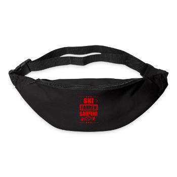 Ski fahren und saufen - Gürteltasche - Schwarz - Vorne