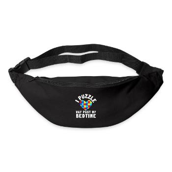 Puzzle Queen - Je passe devant mon heure de coucher - Sac banane - noir - Devant