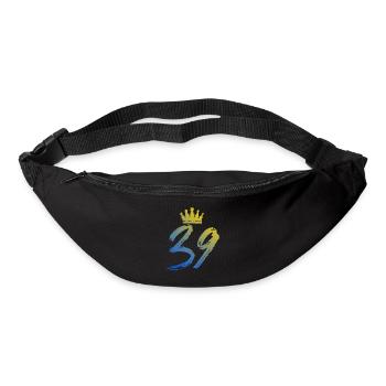 39 Number crown - Bum bag - black - Front
