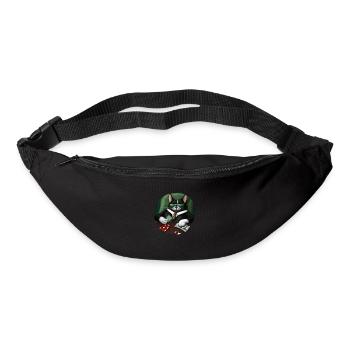 Cats Playing Cards - Bum bag - black - Front