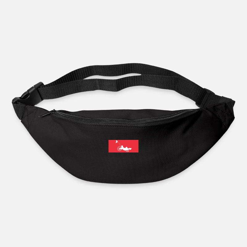Vélo couché et vélomobile - Sac banane - noir