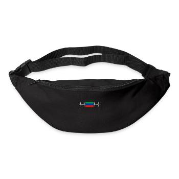 Drapeau russe - Daghestan - Sac banane - noir - Devant