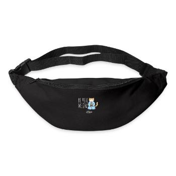 Chat de yoga - Be Here Meow - Sac banane - noir - Devant