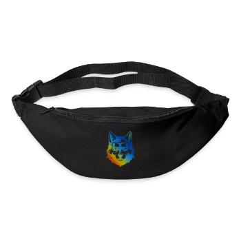 Wolf Snowboard Ski Brille Bunt - Gürteltasche - Schwarz - Vorne