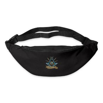 Masonic Freemasonry Fraternal - Gürteltasche - Schwarz - Vorne