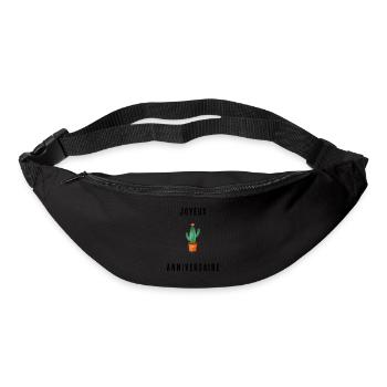 ALLES GUTE ZUM GEBURTSTAG. ALLES GUTE ZUM GEBURTSTAG. JAHRESTAG. - Gürteltasche - Schwarz - Vorne