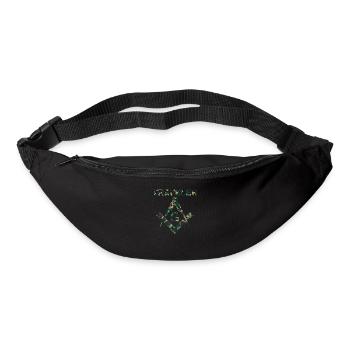 Voyageur Maçon Maçon Maçon Camo Franc-maçon - Sac banane - noir - Devant