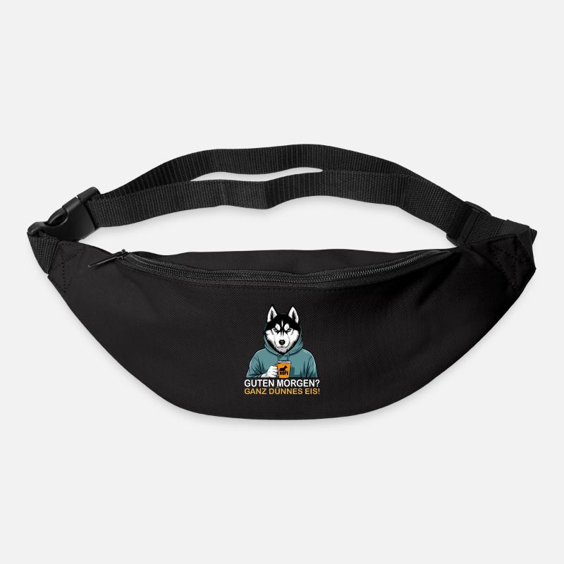 Guten Morgen Ganz Dünnes Eis - Gürteltasche - Schwarz