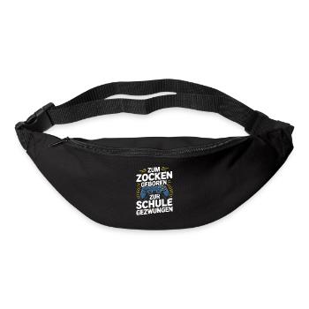 Video Gaming Pc Gamer Zocker Zocken - Gürteltasche - Schwarz - Vorne