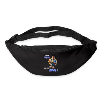 Save Water, Drink Beer - Lustiges Party Outfit - Gürteltasche - Schwarz - Vorne