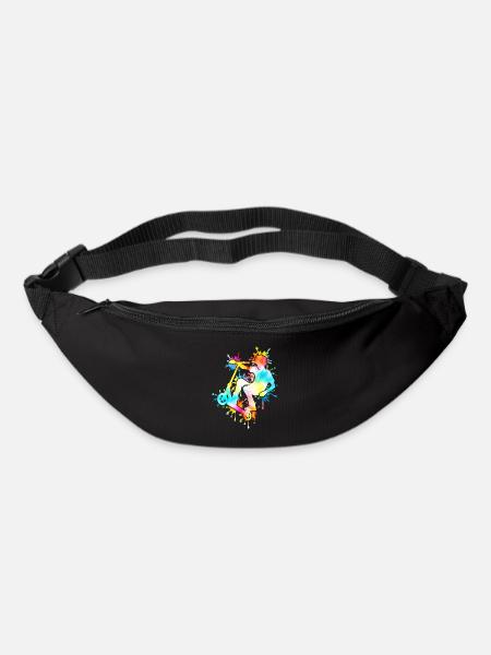Tie Dye Rider Trottinette Adolescent - Sac banane - noir