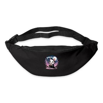 Grim Reaper Anime Cat Cherry Blossom - Bum bag - black - Front
