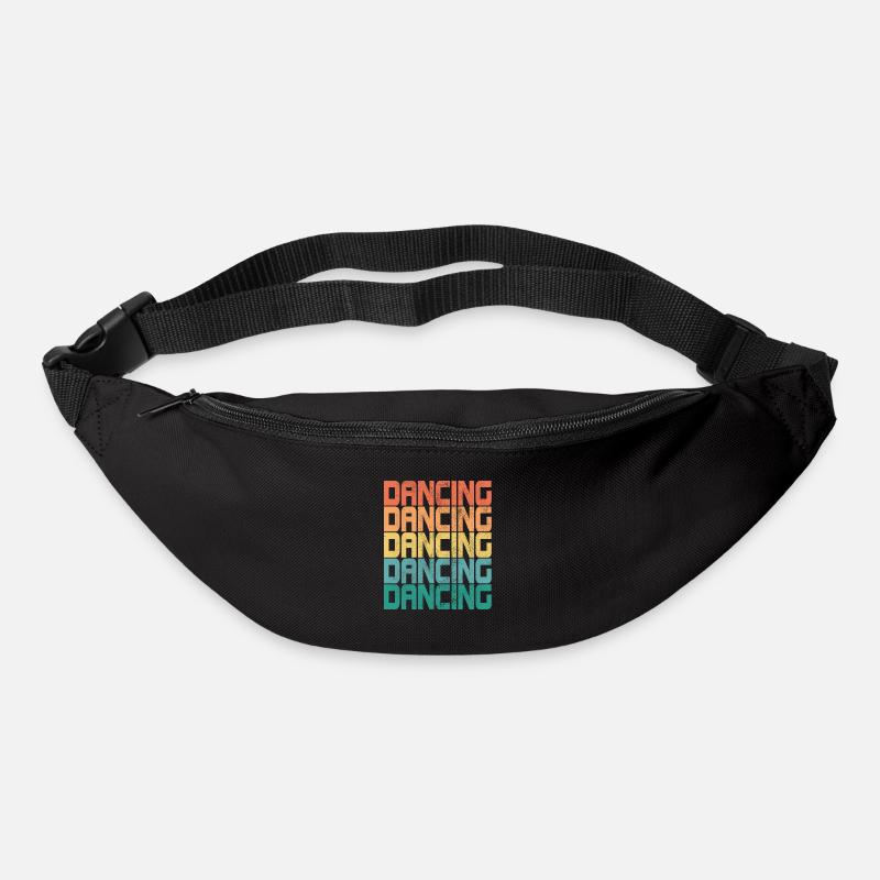 Dancing Retro Tanzen Dance Queen Dirty Geschenk - Gürteltasche - Schwarz