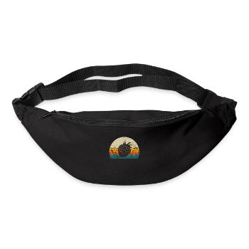 Strawberry Fruit Lover Retro Healthy Gift idea - Bum bag - black - Front