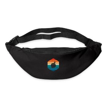 Onion Lover Retro Vegetables Vegan Gift idea - Gürteltasche - Schwarz - Vorne