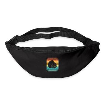 Lemon Fruit Lover Retro Lemonade Gift idea - Bum bag - black - Front